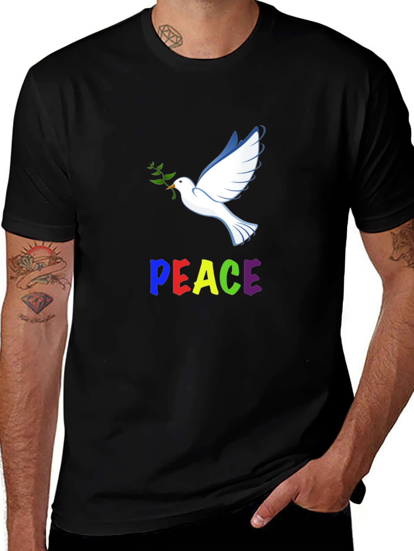 Peace Dove Graphic T-Shirt