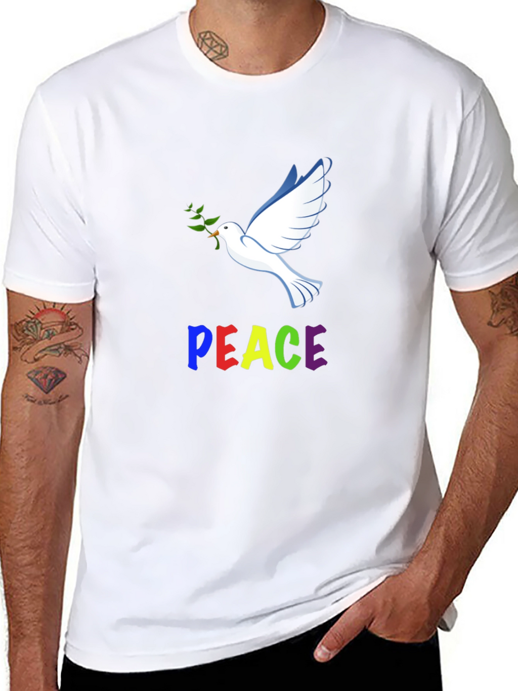 Peace Dove Graphic T-Shirt