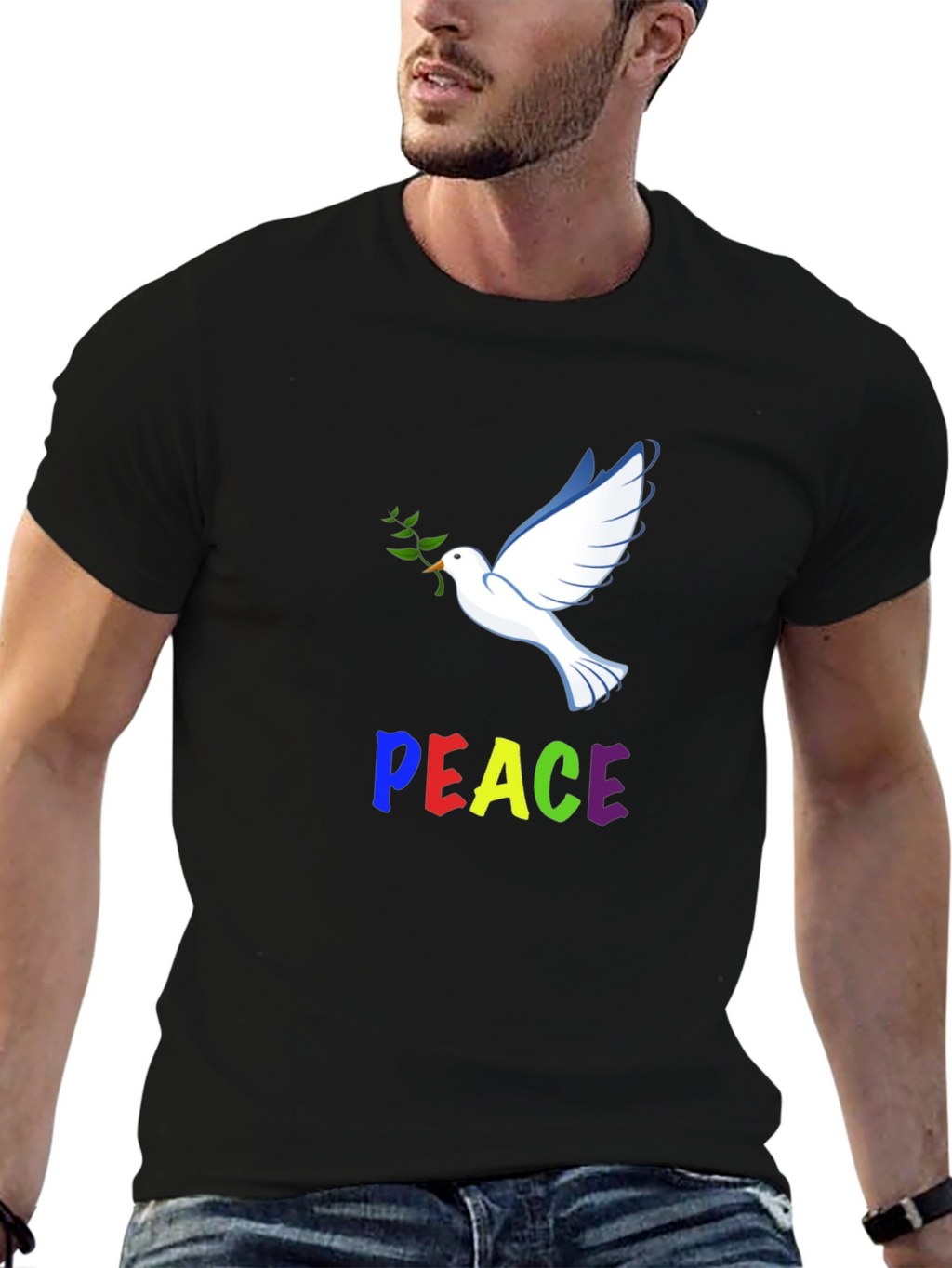 Peace Dove Graphic T-Shirt
