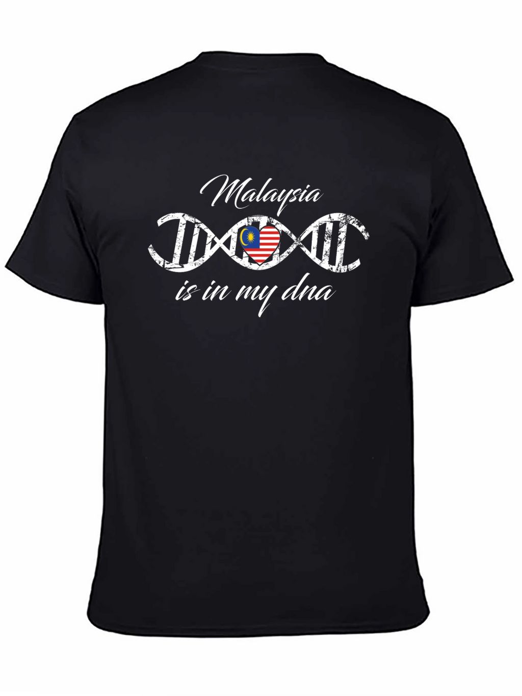 Malaysia DNA Pride Black T-Shirt