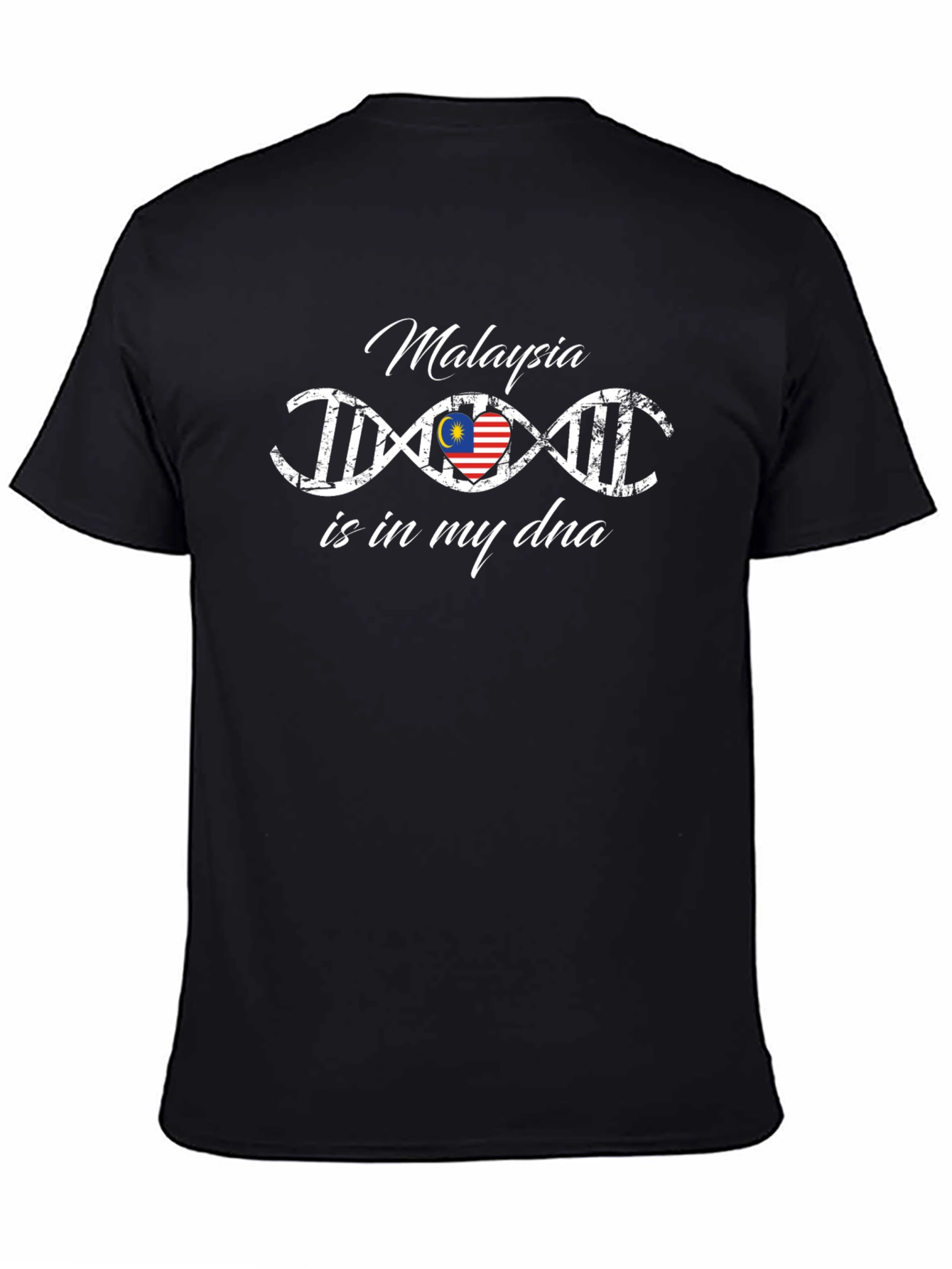 Malaysia DNA Pride Black T-Shirt