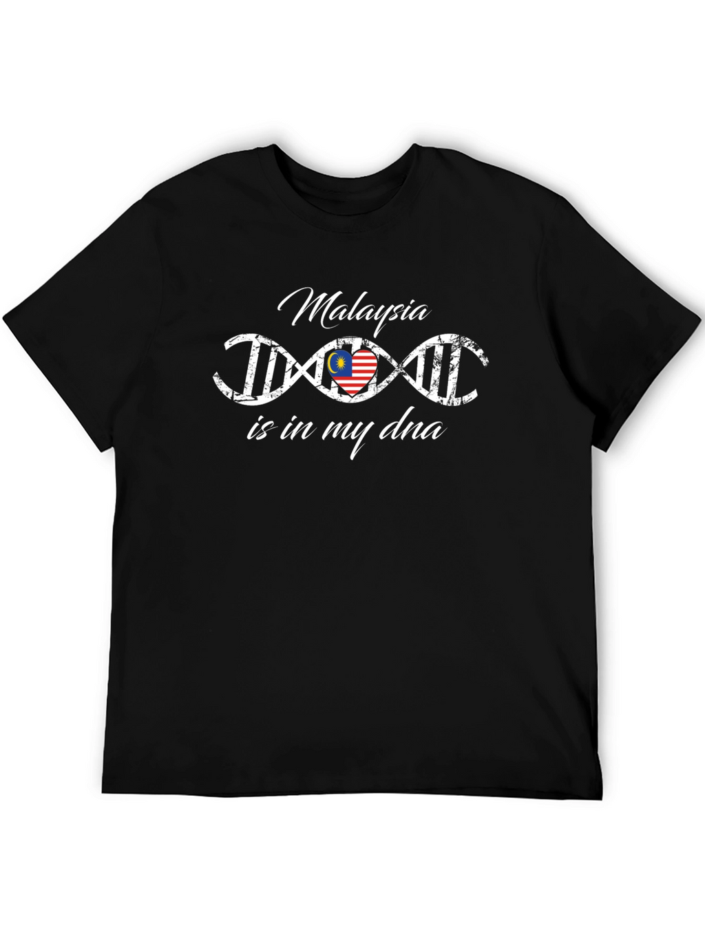 Malaysia DNA Pride Black T-Shirt