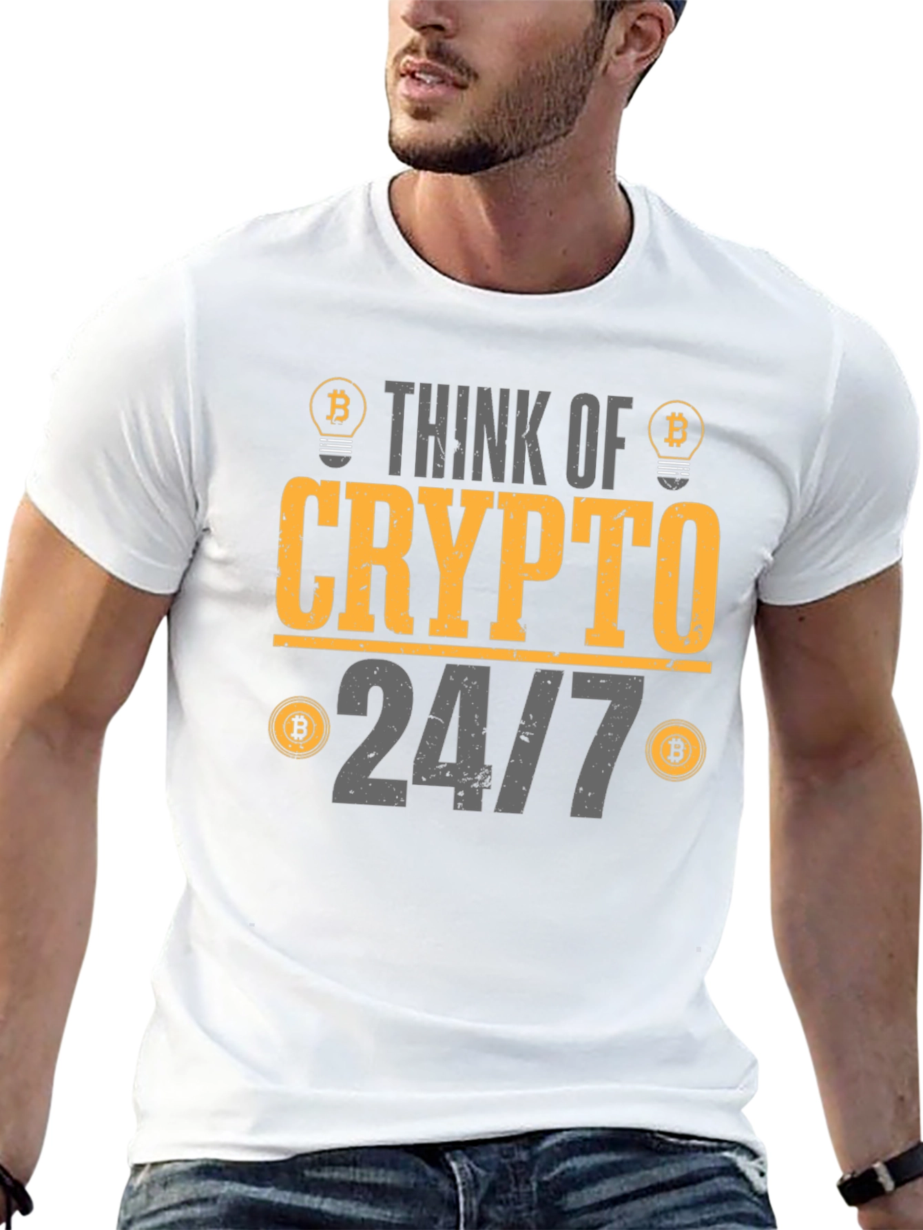 Think Crypto 24/7 Graphic Tee