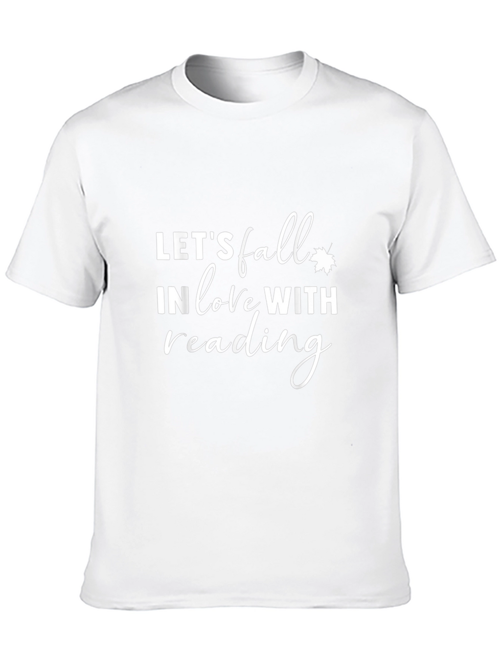 Fall in Love with Reading Black Graphic Tee