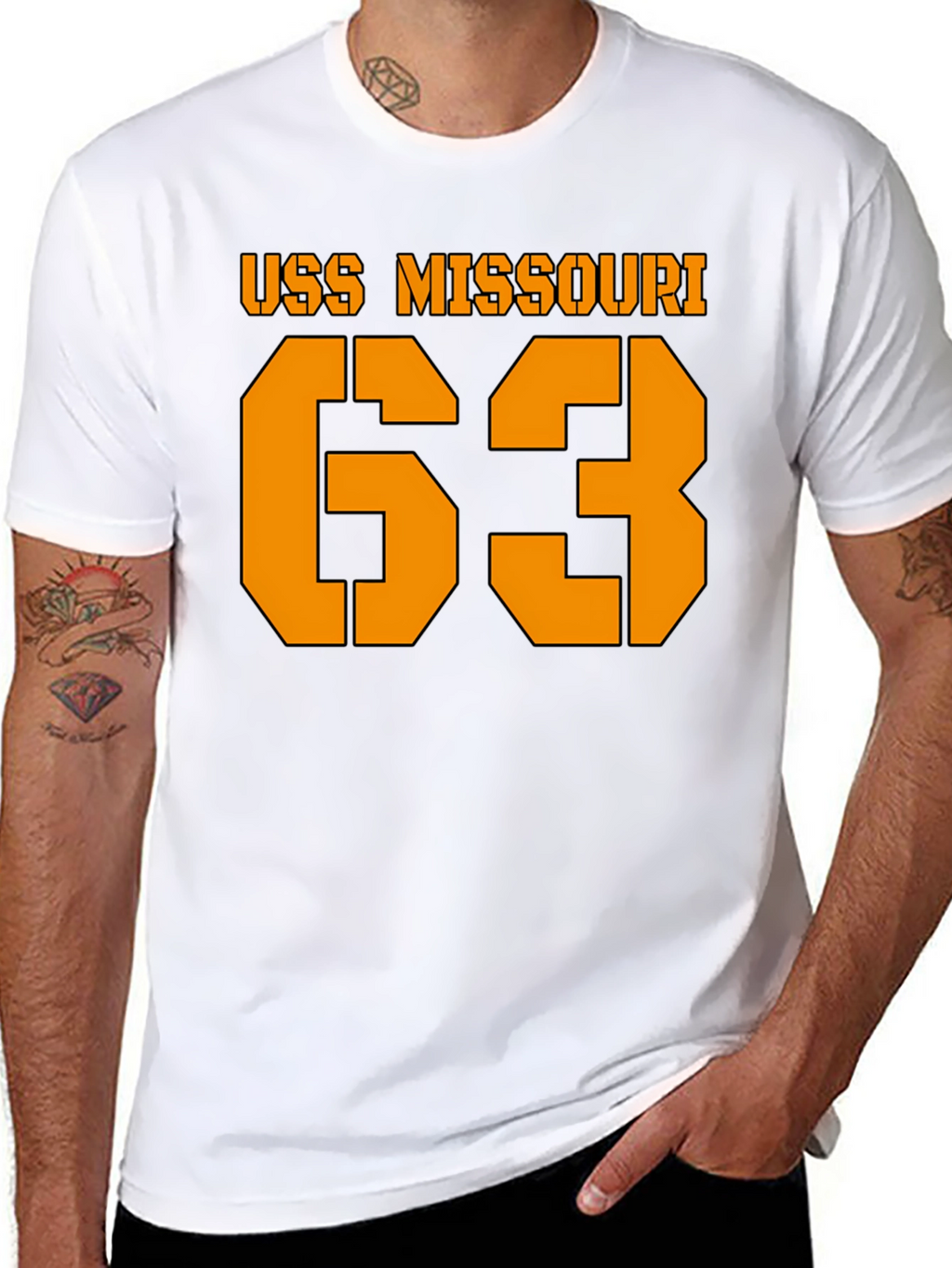 USS Missouri Battleship 63 T-Shirt