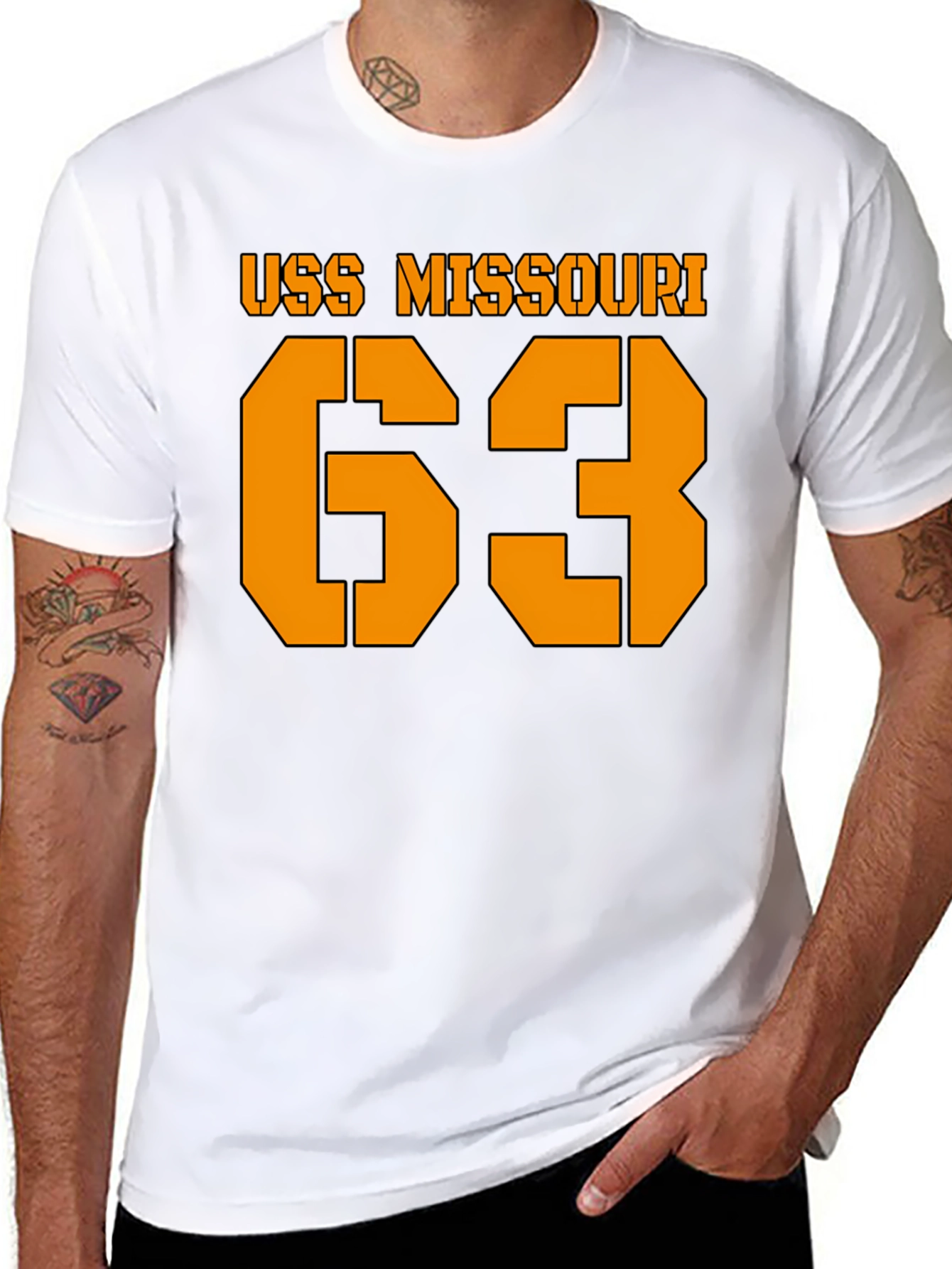 USS Missouri Battleship 63 T-Shirt