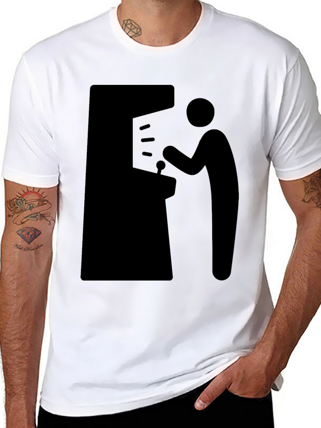 Arcade Gamer T-Shirt - Classic Retro Gaming Style