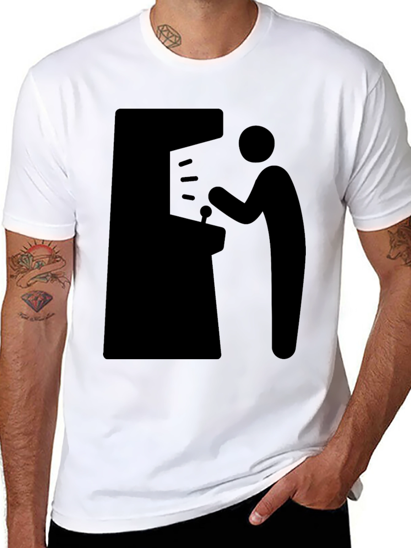 Arcade Gamer T-Shirt - Classic Retro Gaming Style