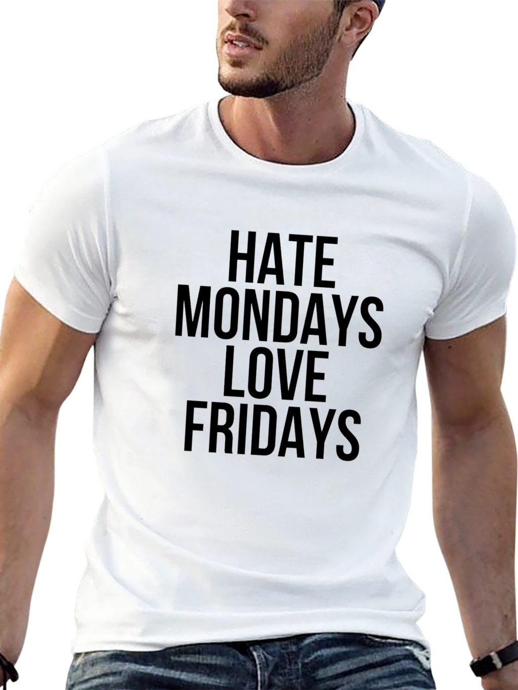 Hate Mondays Love Fridays Graphic T-Shirt