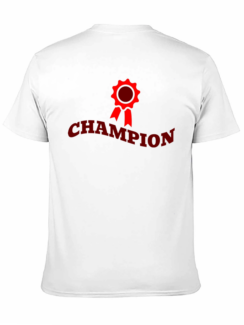 Champion Graphic Tee - Black Crew Neck