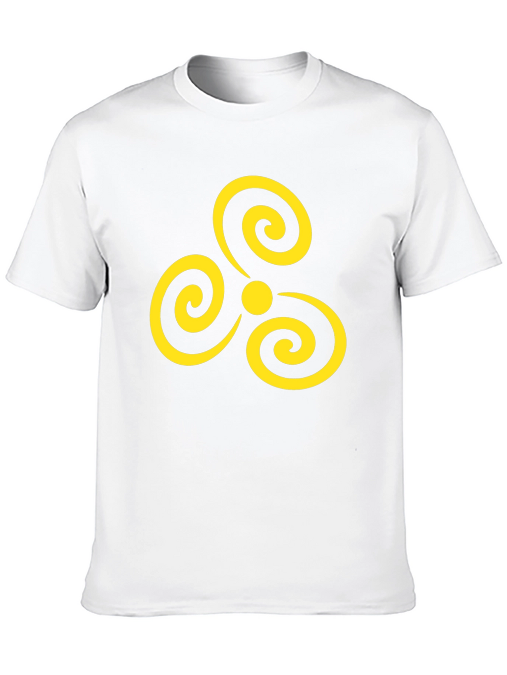 Abstract Swirl Graphic Tee - Modern Design T-Shirt