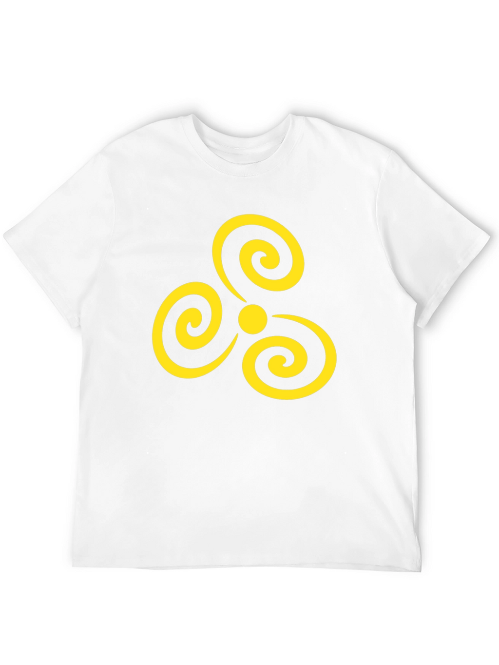 Abstract Swirl Graphic Tee - Modern Design T-Shirt