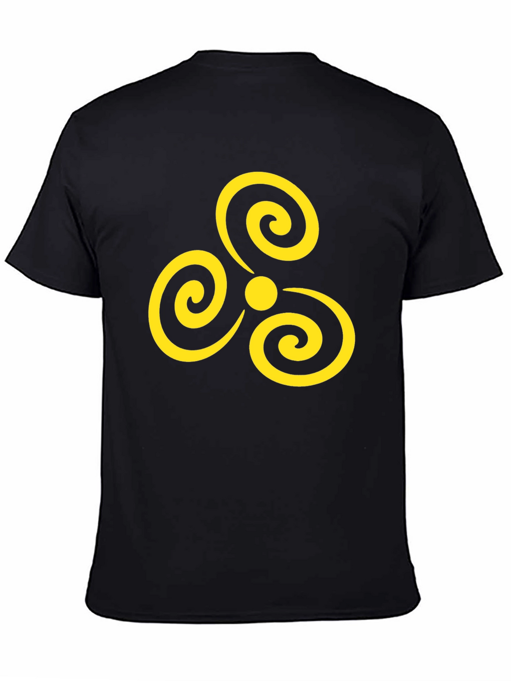 Abstract Swirl Graphic Tee - Modern Design T-Shirt