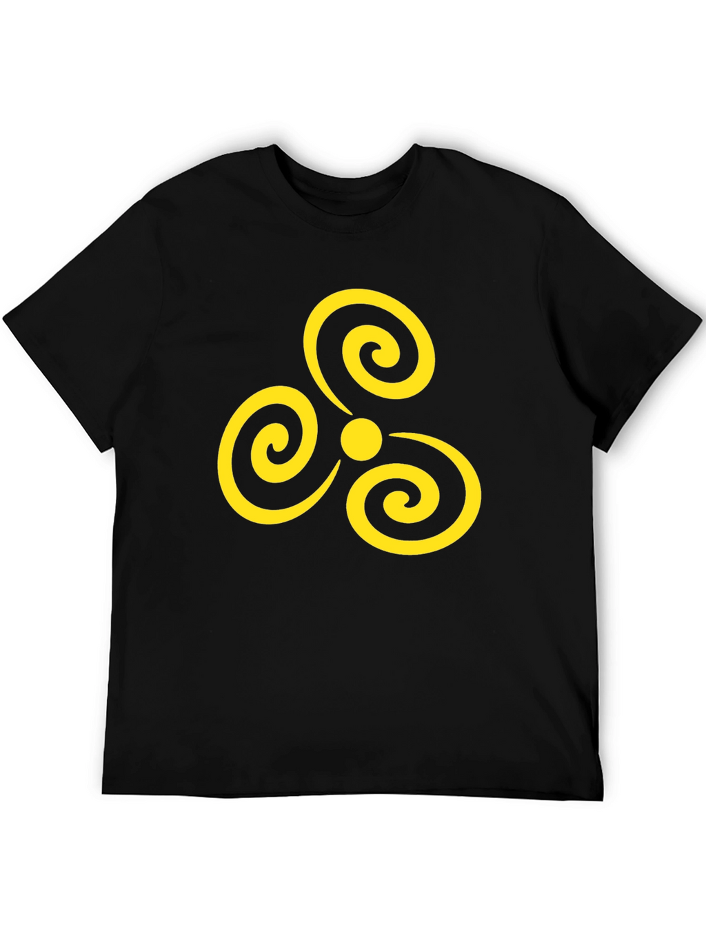 Abstract Swirl Graphic Tee - Modern Design T-Shirt