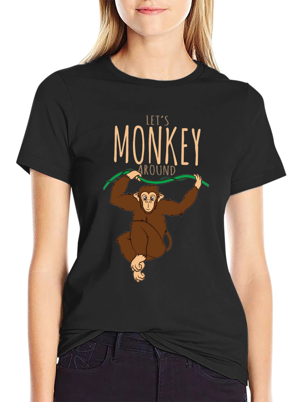 Lets Monkey Around T-Shirt - Fun Graphic Tee