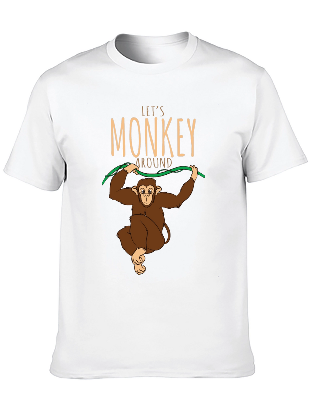 Lets Monkey Around T-Shirt - Fun Graphic Tee