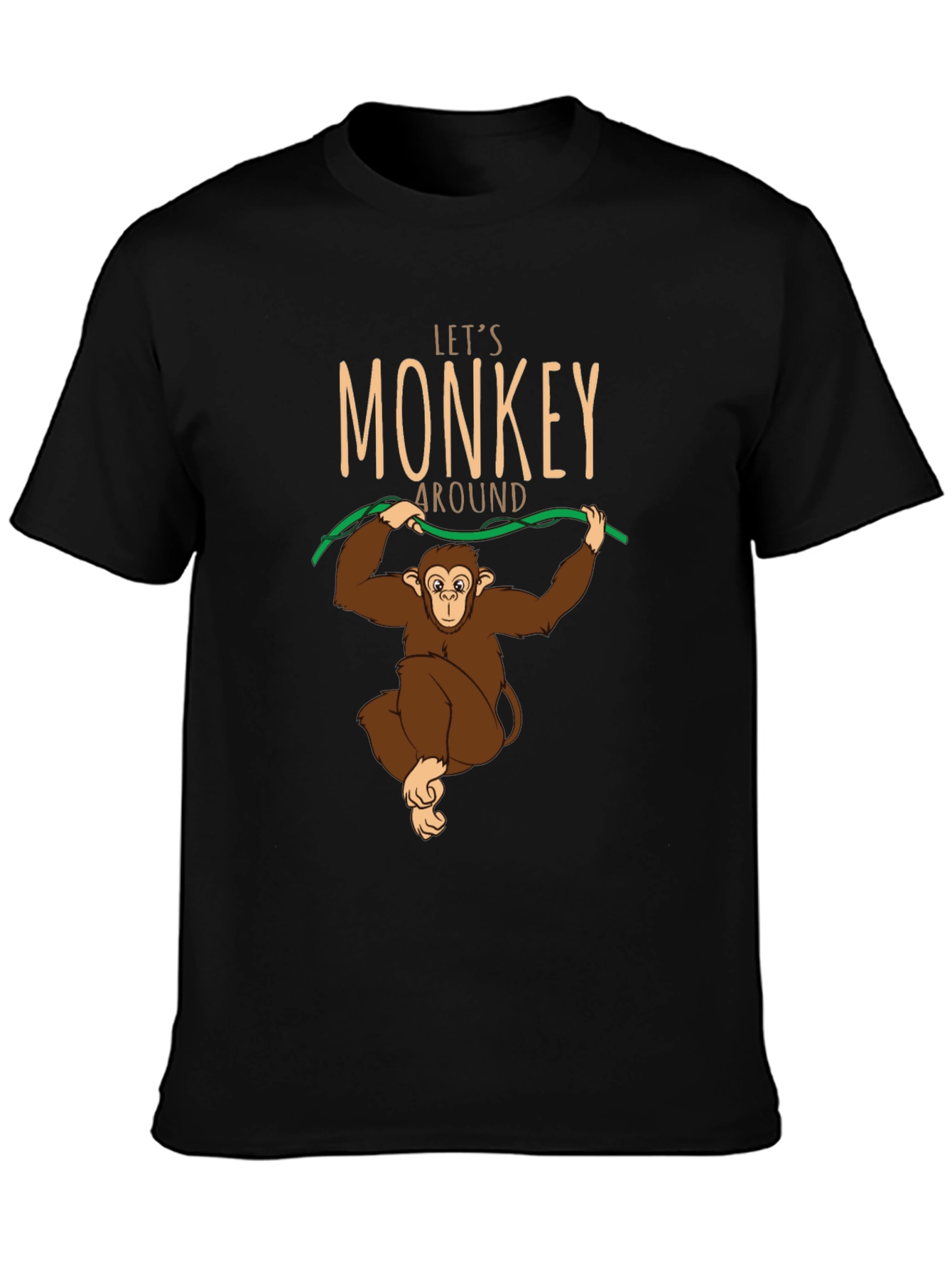 Lets Monkey Around T-Shirt - Fun Graphic Tee