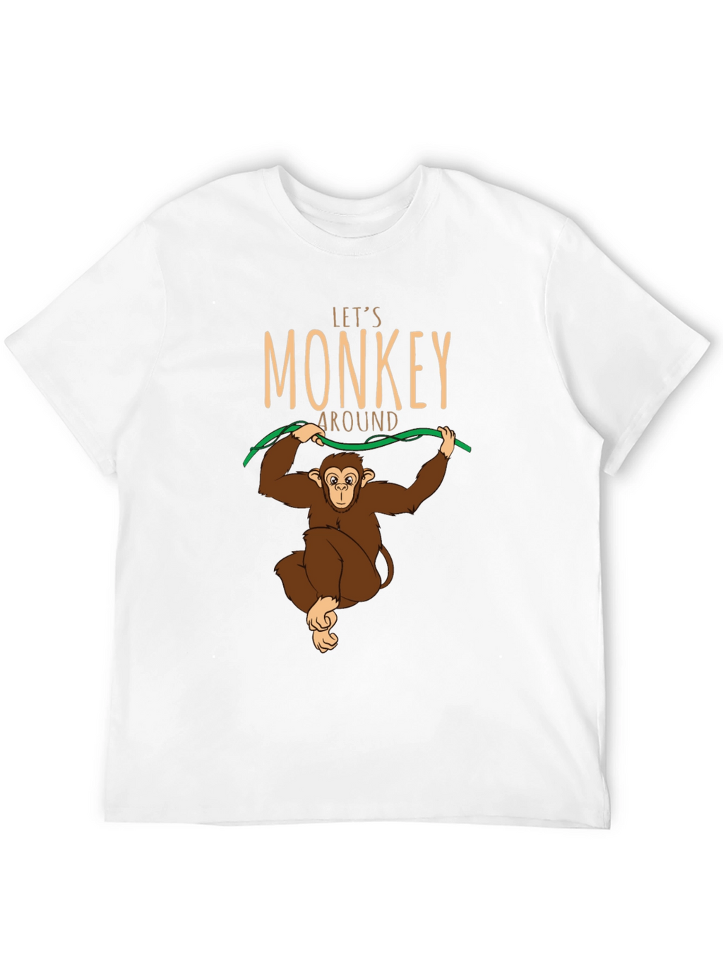 Lets Monkey Around T-Shirt - Fun Graphic Tee