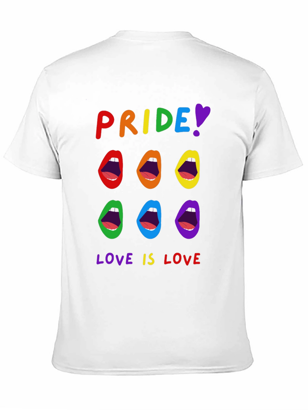 Pride Love is Love Rainbow T-Shirt