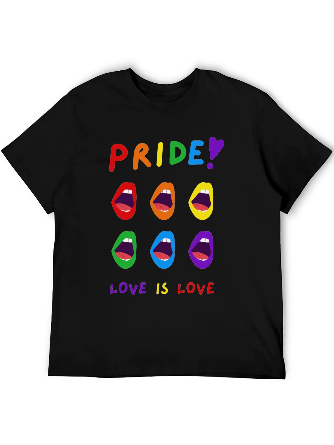 Pride Love is Love Rainbow T-Shirt