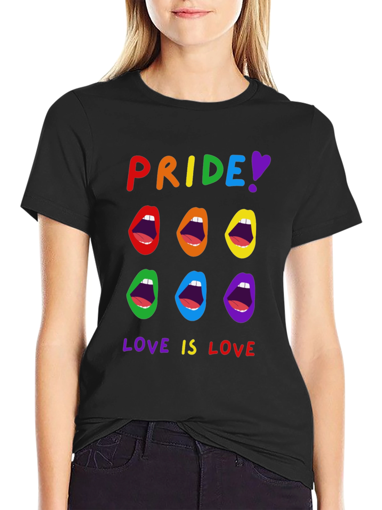 Pride Love is Love Rainbow T-Shirt