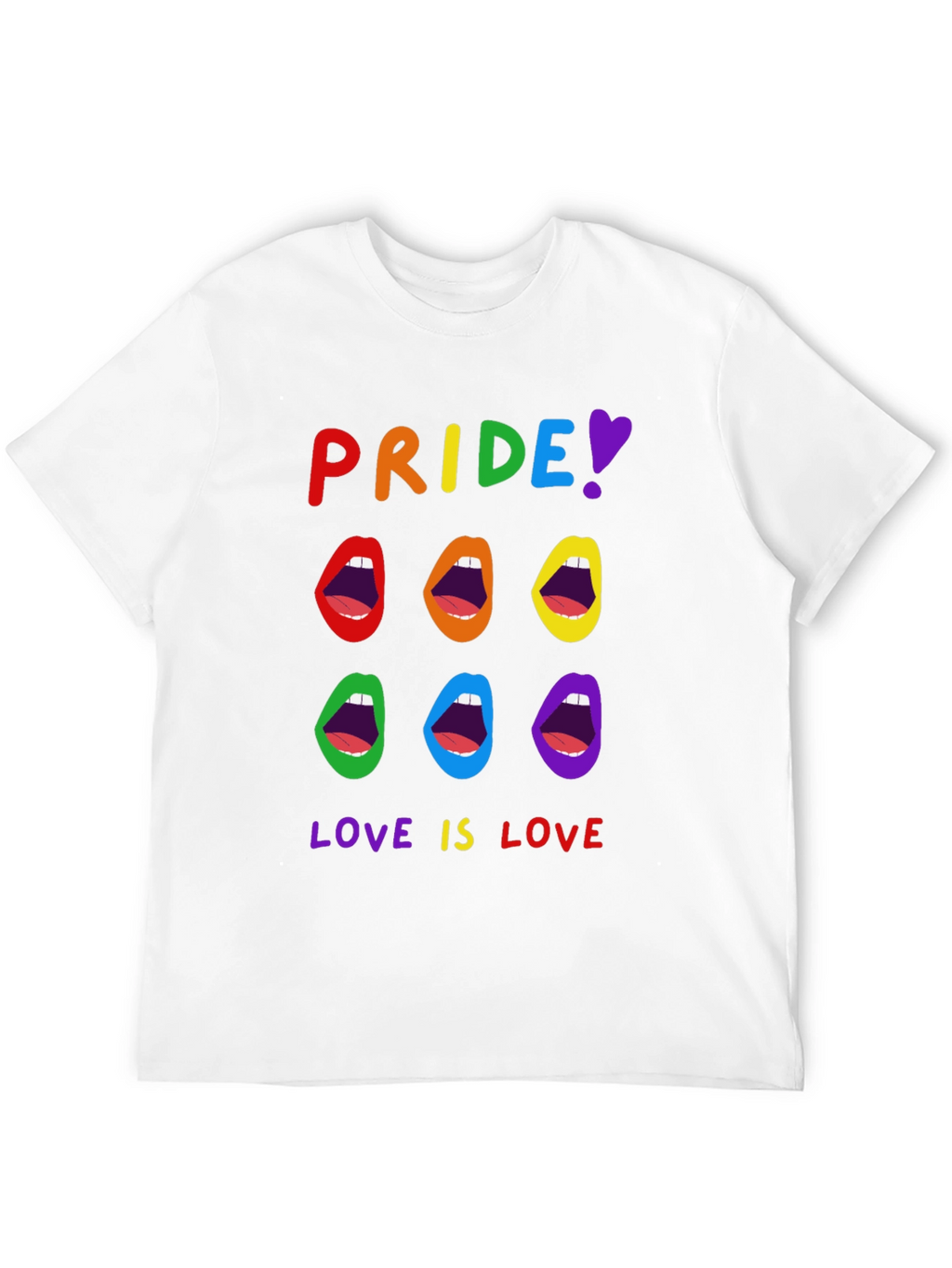 Pride Love is Love Rainbow T-Shirt