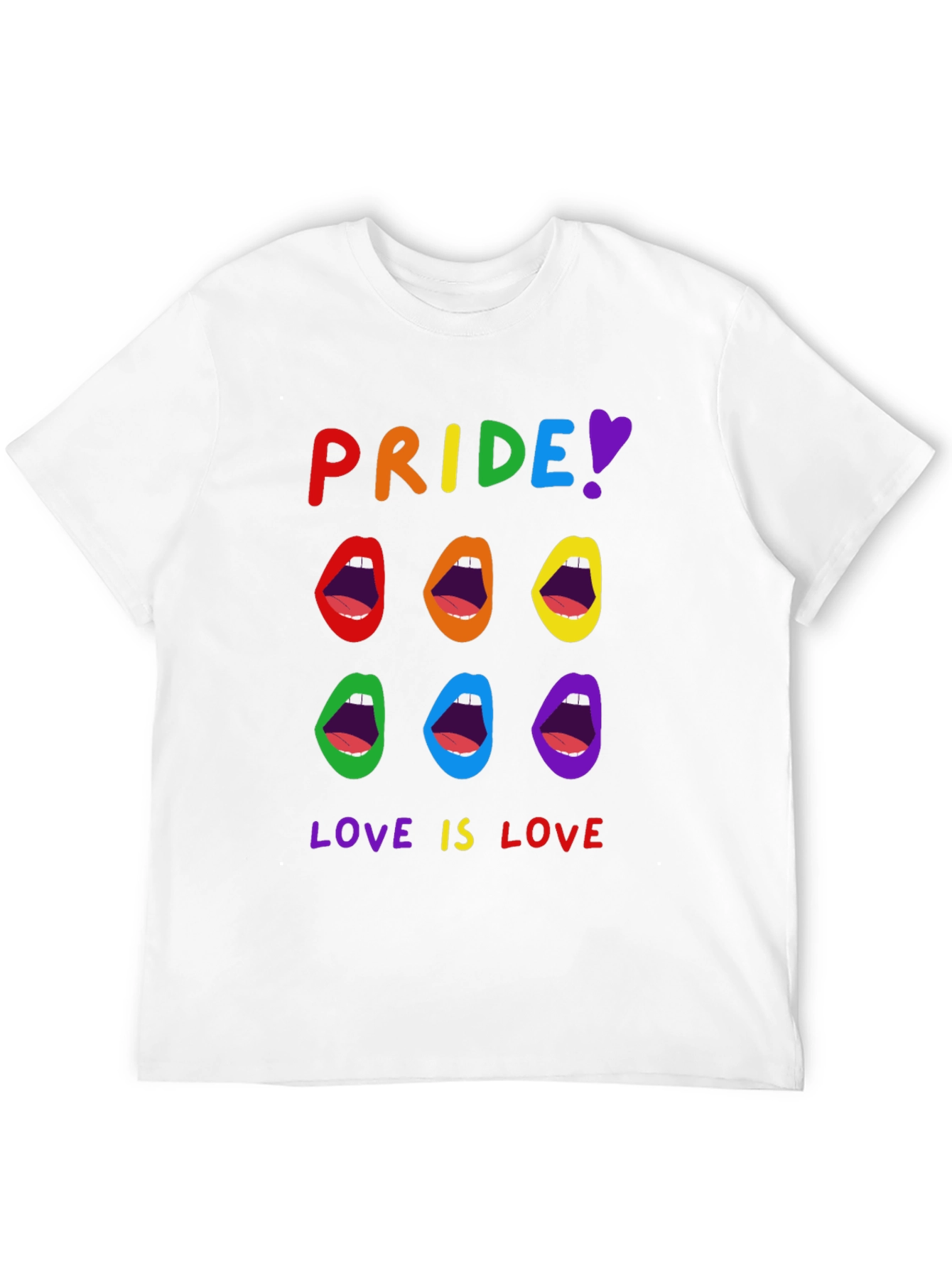 Pride Love is Love Rainbow T-Shirt