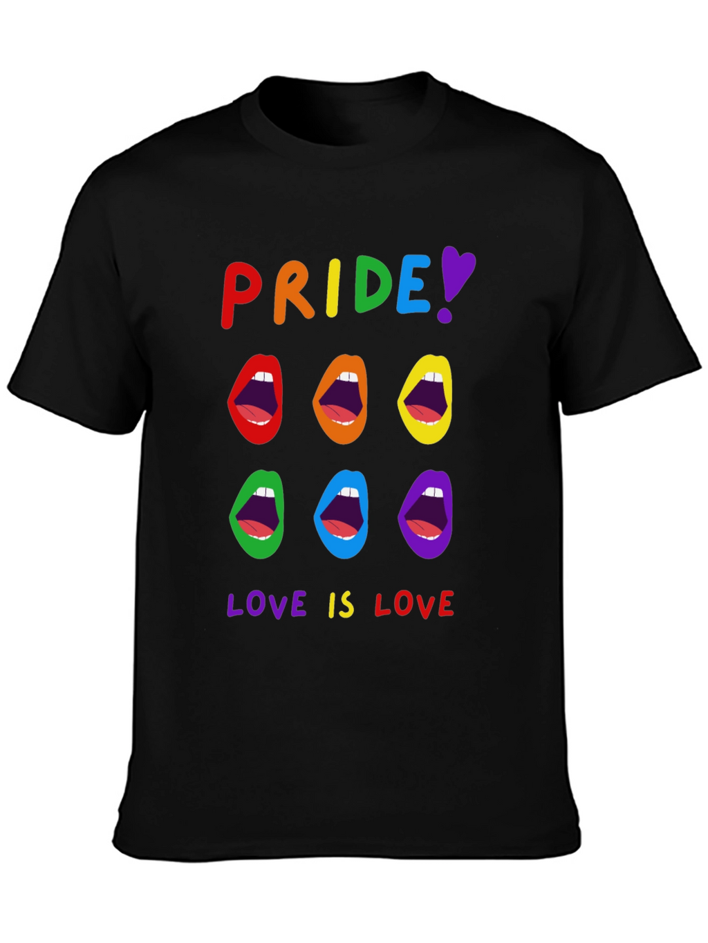 Pride Love is Love Rainbow T-Shirt