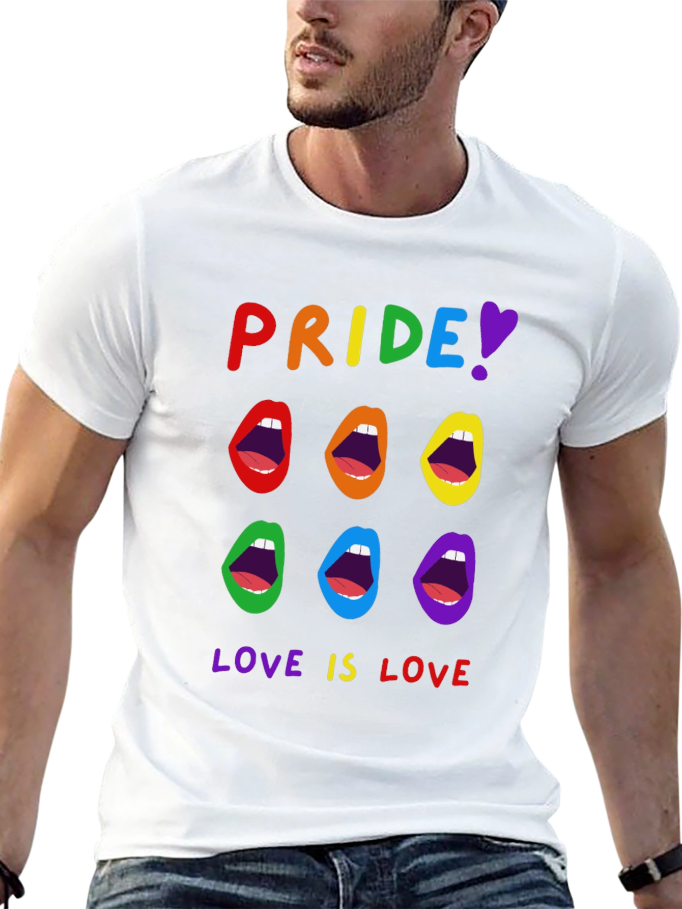 Pride Love is Love Rainbow T-Shirt