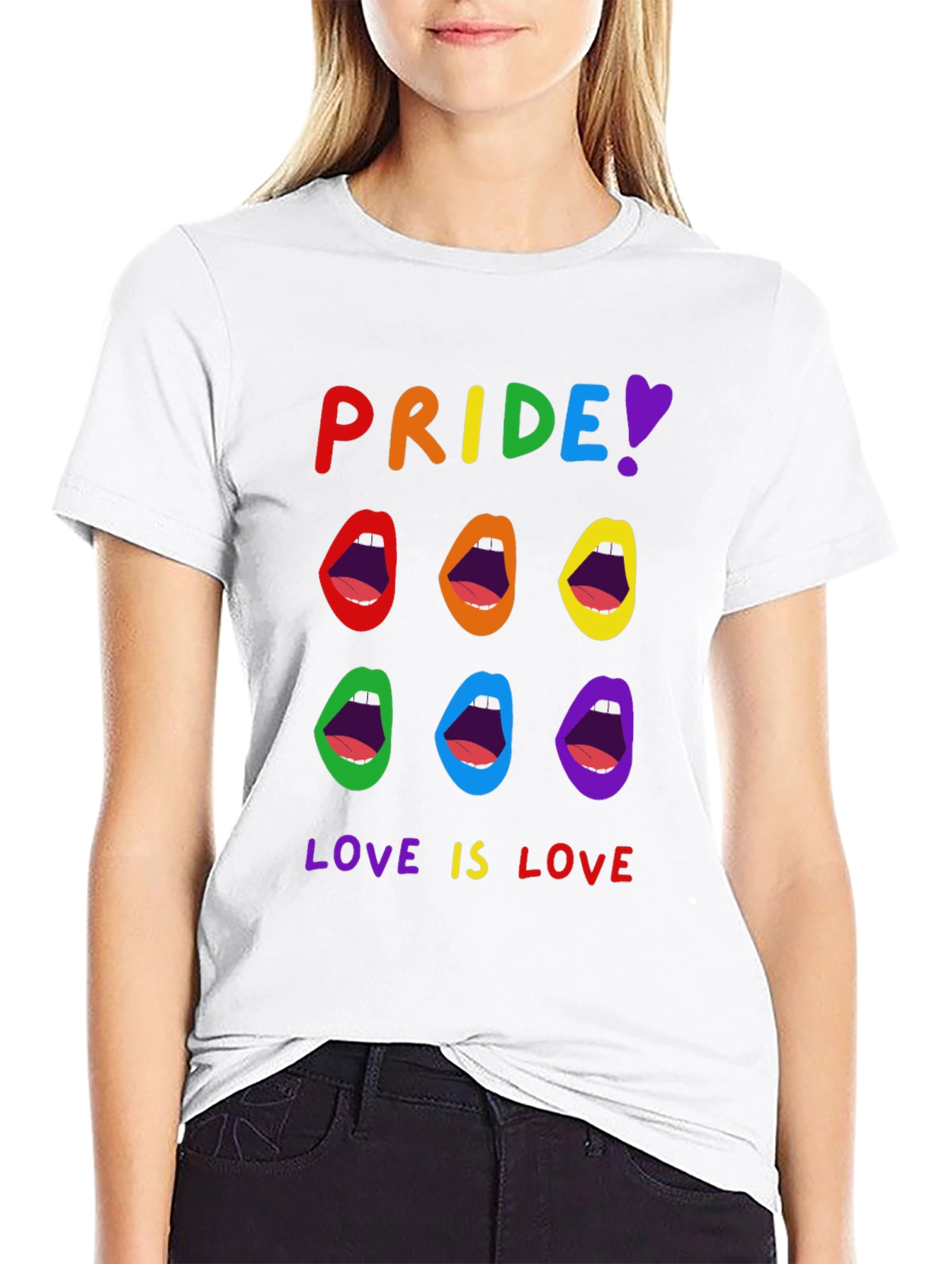 Pride Love is Love Rainbow T-Shirt