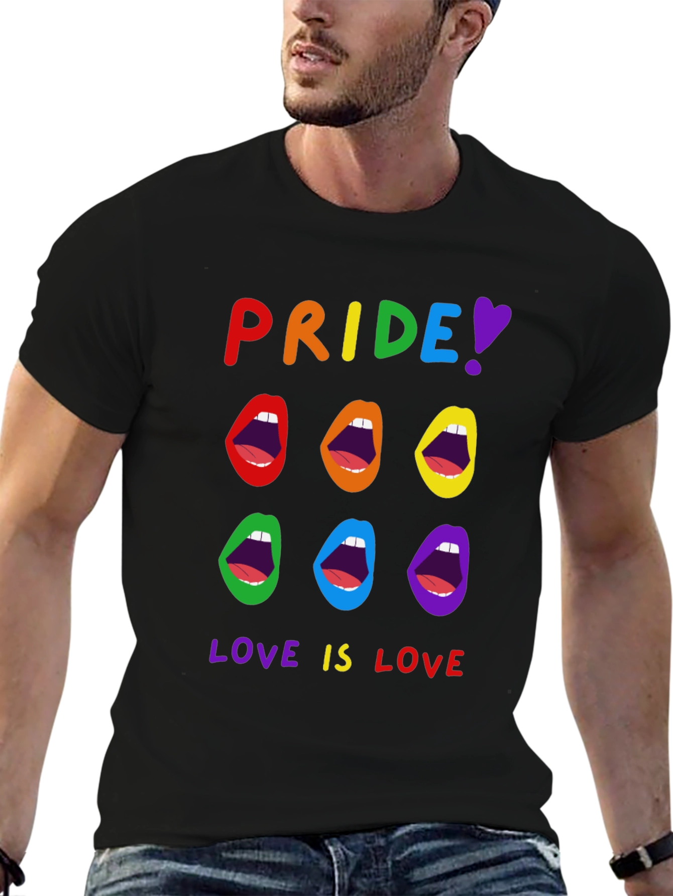 Pride Love is Love Rainbow T-Shirt