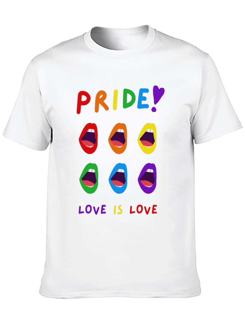 Pride Love is Love Rainbow T-Shirt