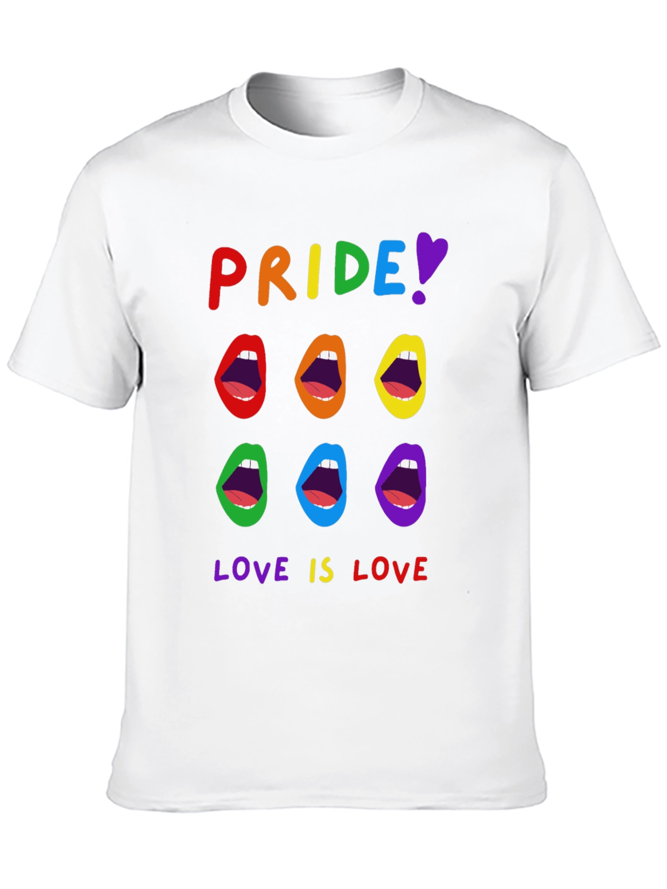 Pride Love is Love Rainbow T-Shirt