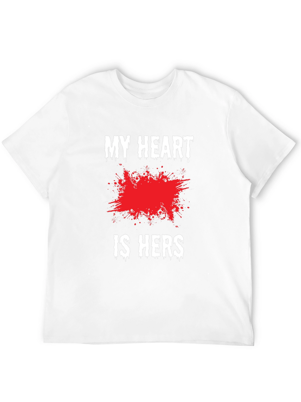 My Heart is Hers Black Graphic Tee