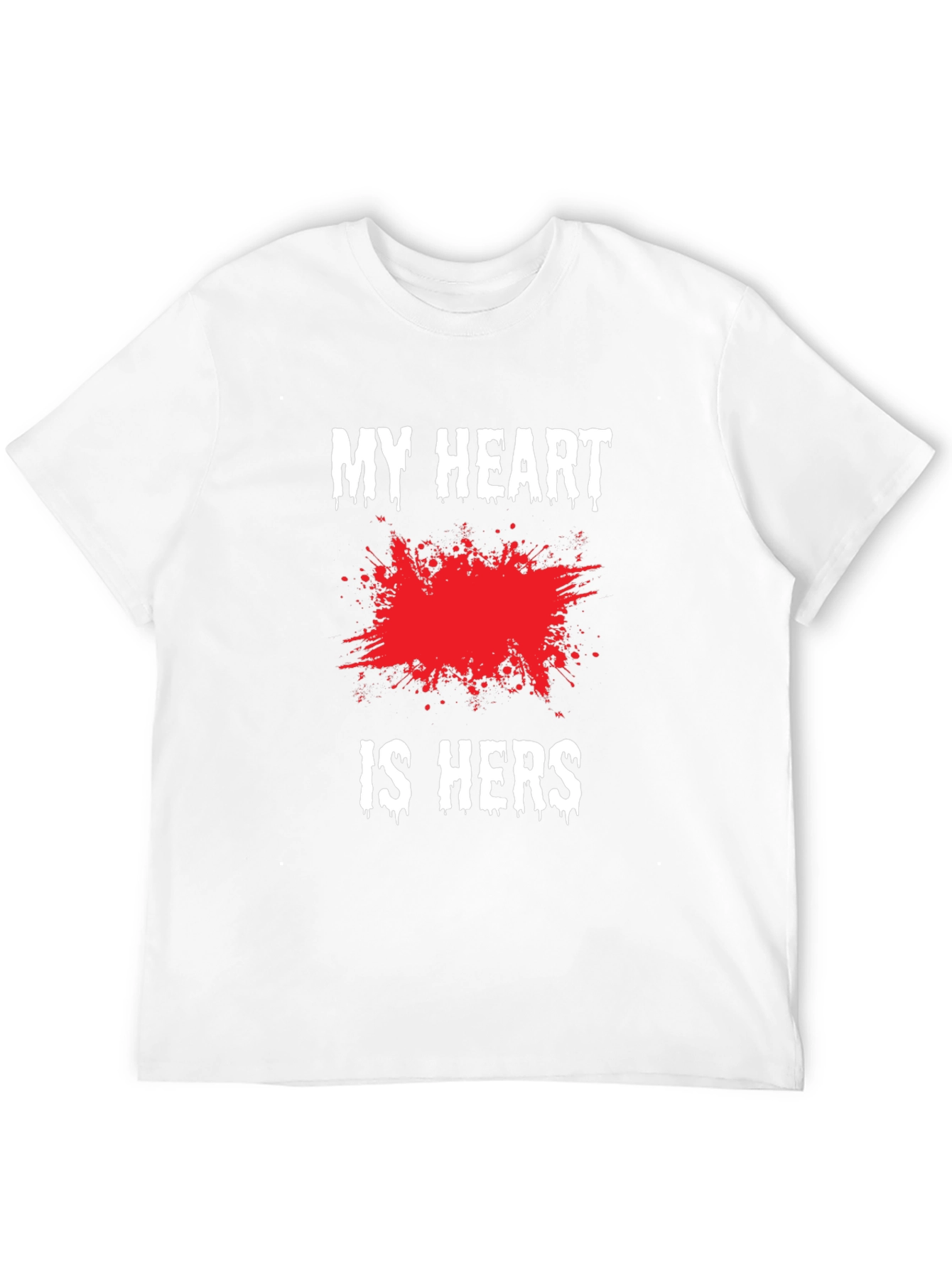 My Heart is Hers Black Graphic Tee