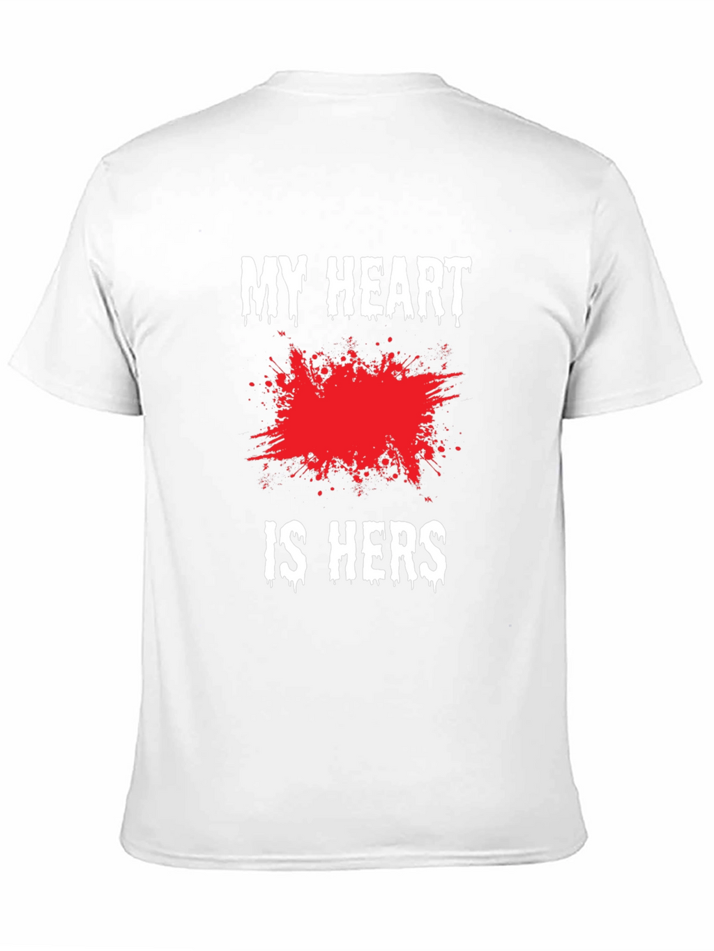 My Heart is Hers Black Graphic Tee