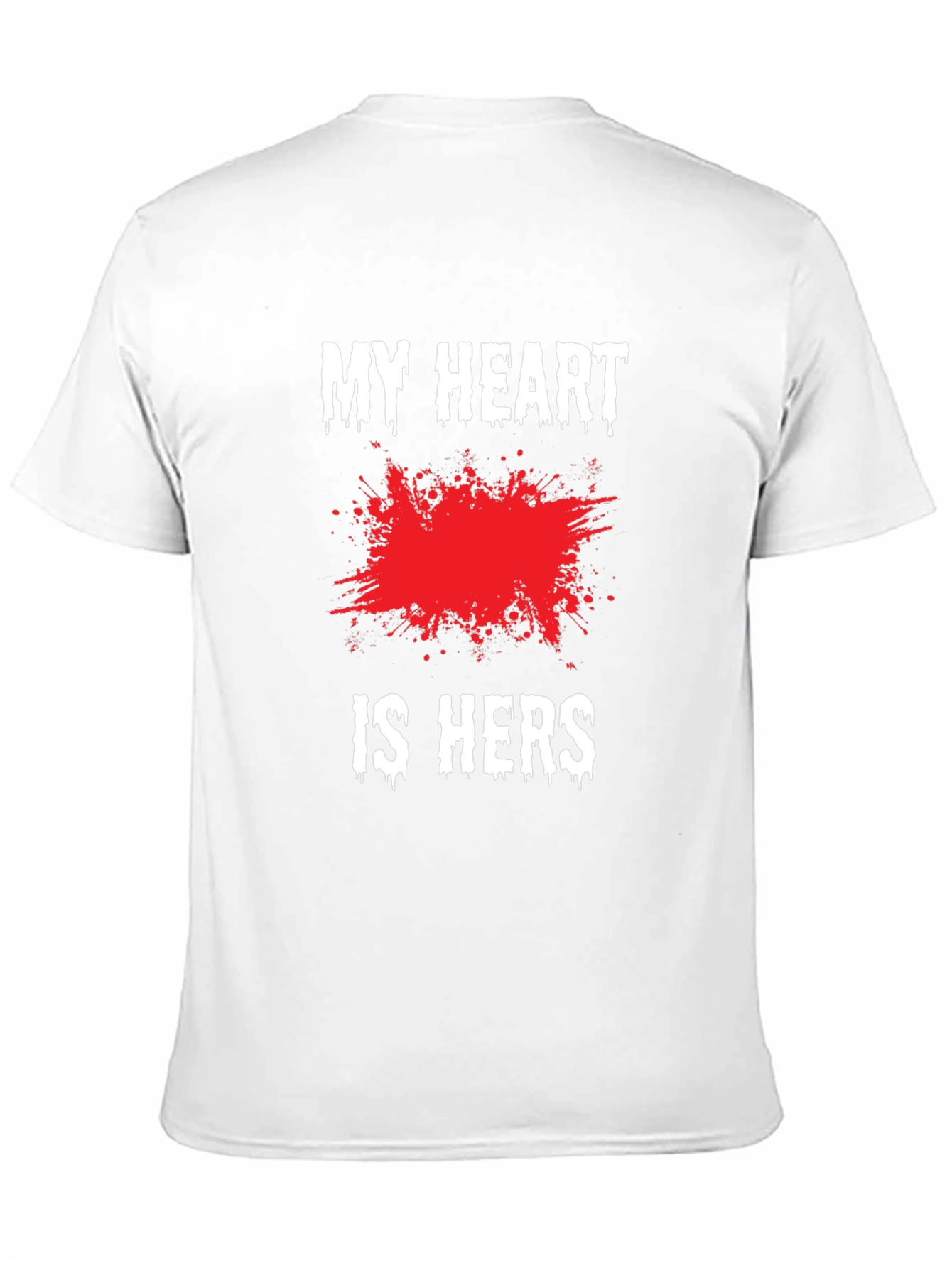 My Heart is Hers Black Graphic Tee