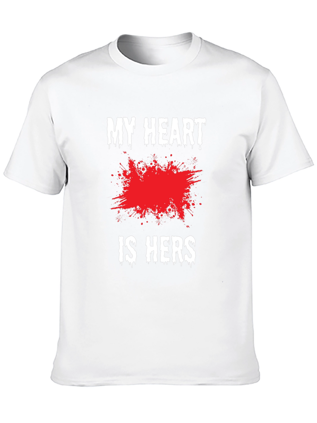 My Heart is Hers Black Graphic Tee