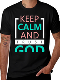 Keep Calm and Trust God Graphic Tee