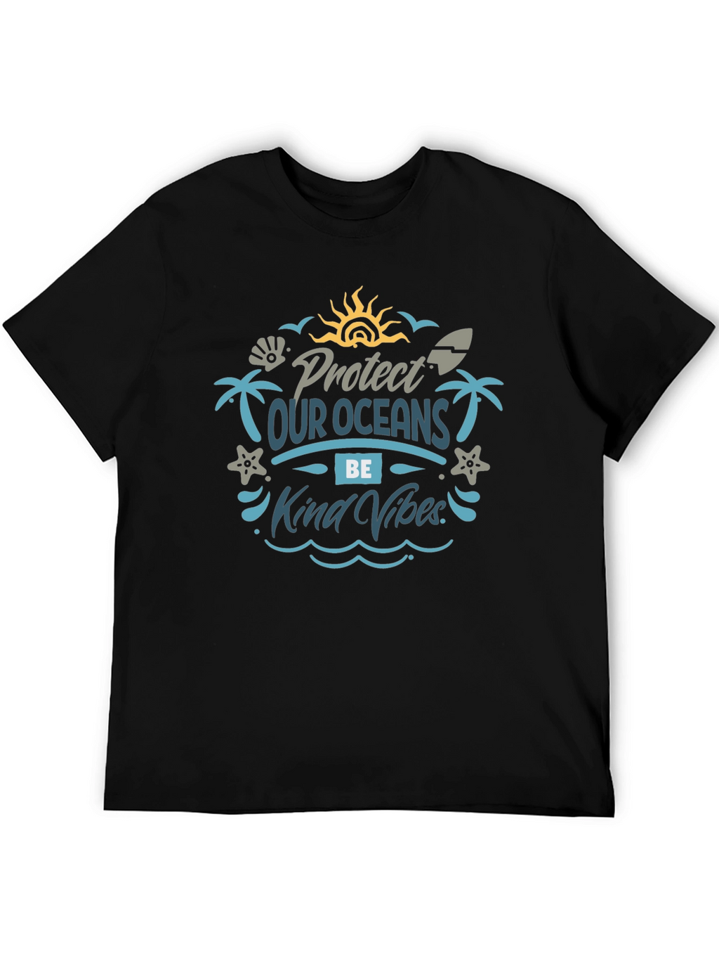 Protect Our Oceans T-Shirt: Kind Vibes Edition