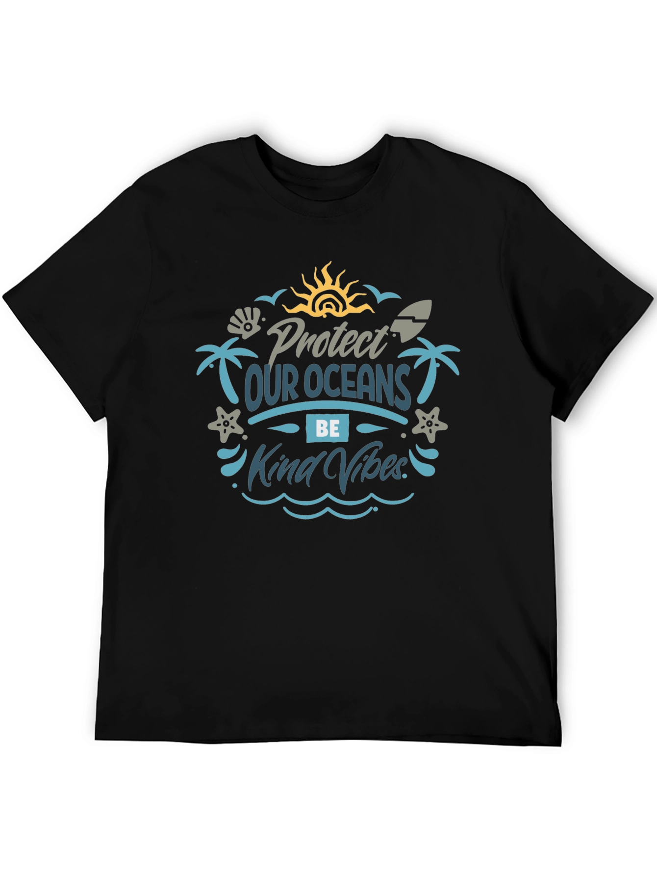 Protect Our Oceans T-Shirt: Kind Vibes Edition
