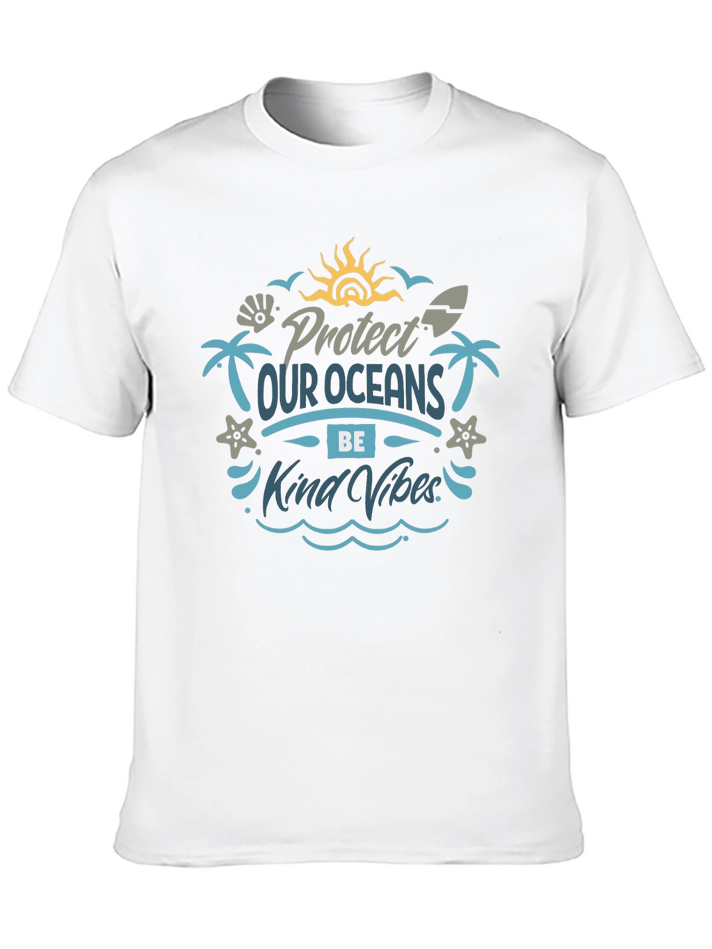Protect Our Oceans T-Shirt: Kind Vibes Edition