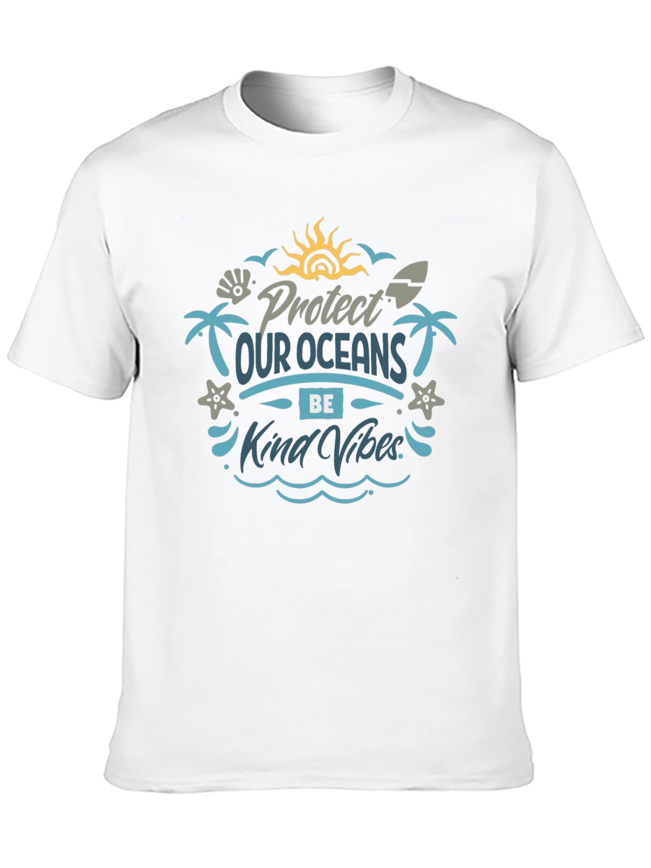 Protect Our Oceans T-Shirt: Kind Vibes Edition