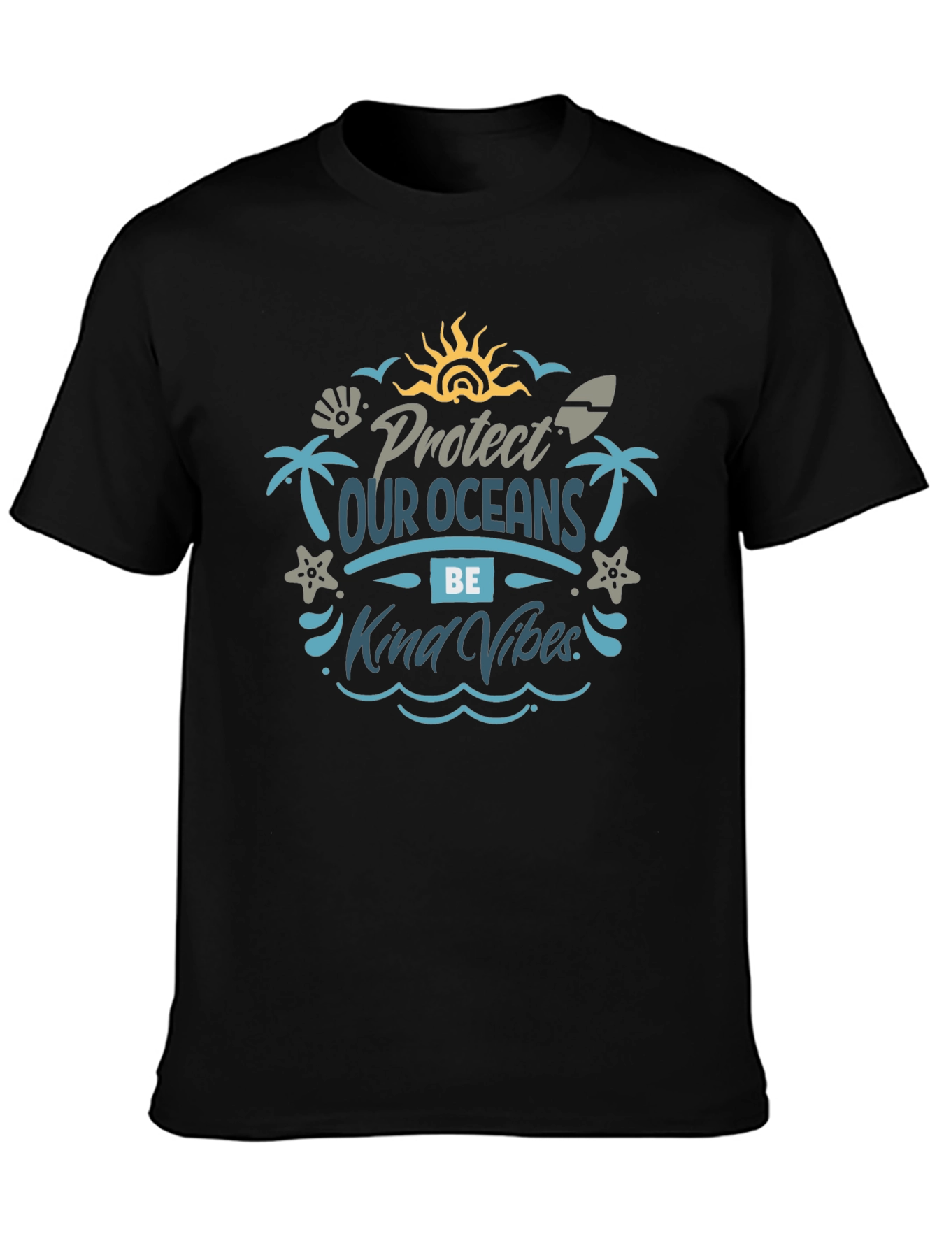 Protect Our Oceans T-Shirt: Kind Vibes Edition