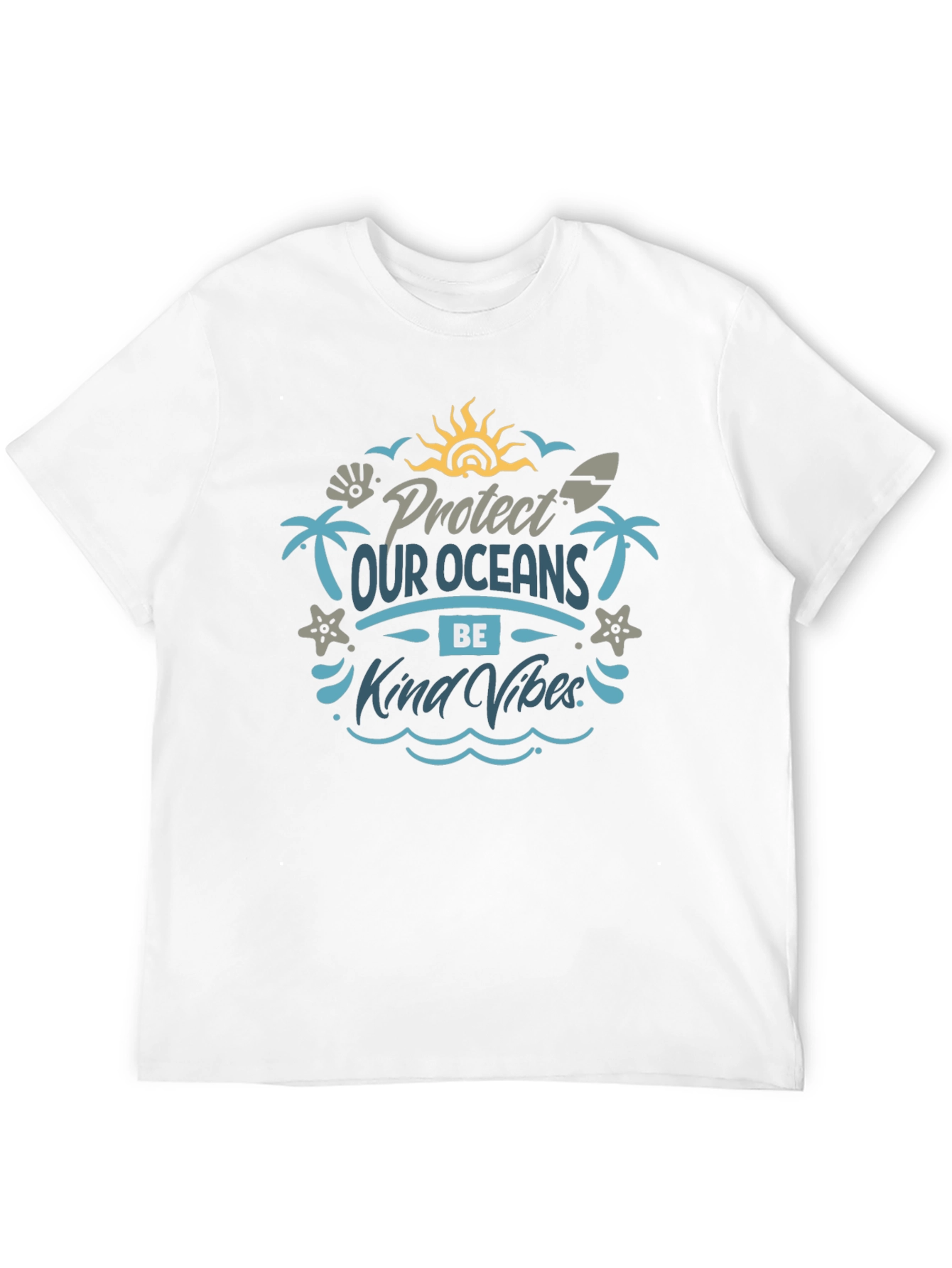 Protect Our Oceans T-Shirt: Kind Vibes Edition