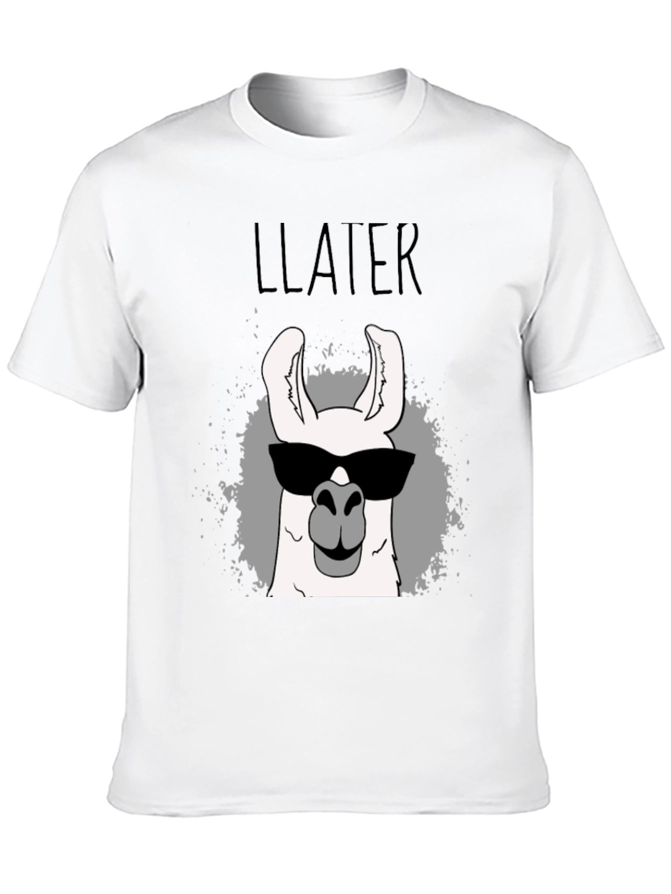 Cool Llama T-Shirt - LLater Funny Graphic Tee