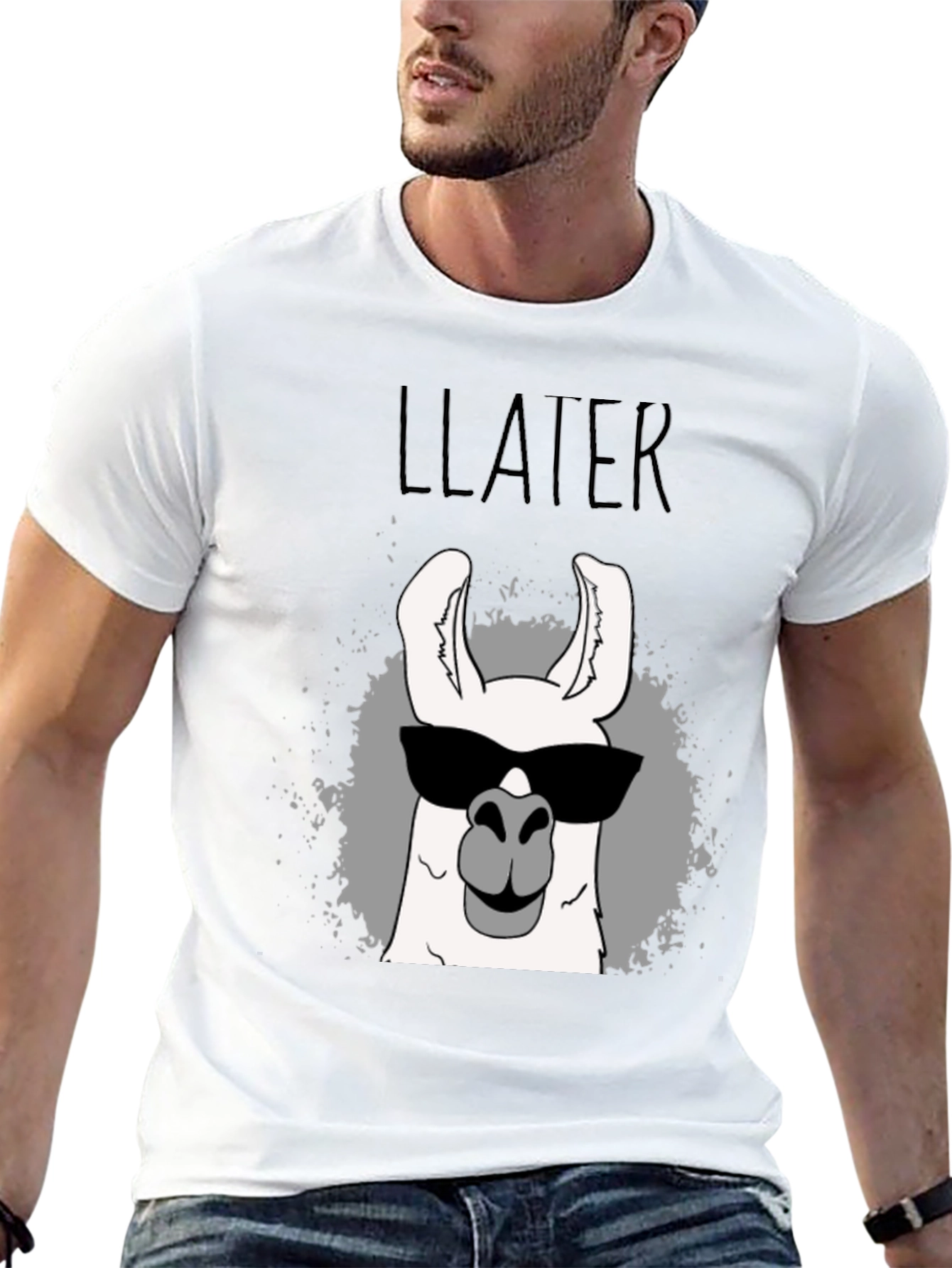 Cool Llama T-Shirt - LLater Funny Graphic Tee