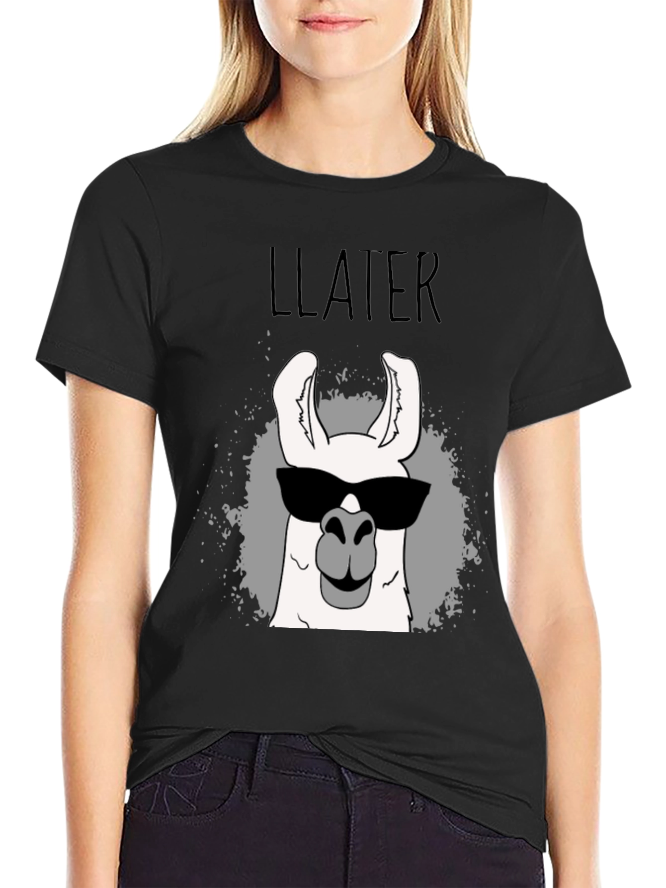 Cool Llama T-Shirt - LLater Funny Graphic Tee