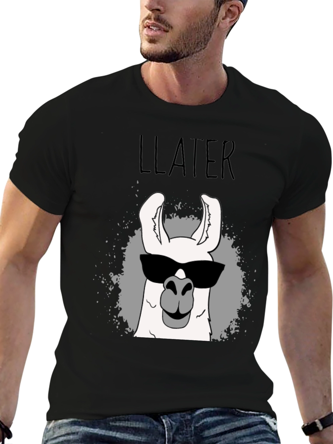 Cool Llama T-Shirt - LLater Funny Graphic Tee