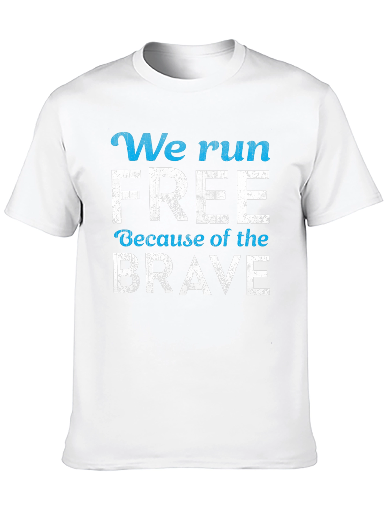 We Run Free Patriotic T-Shirt